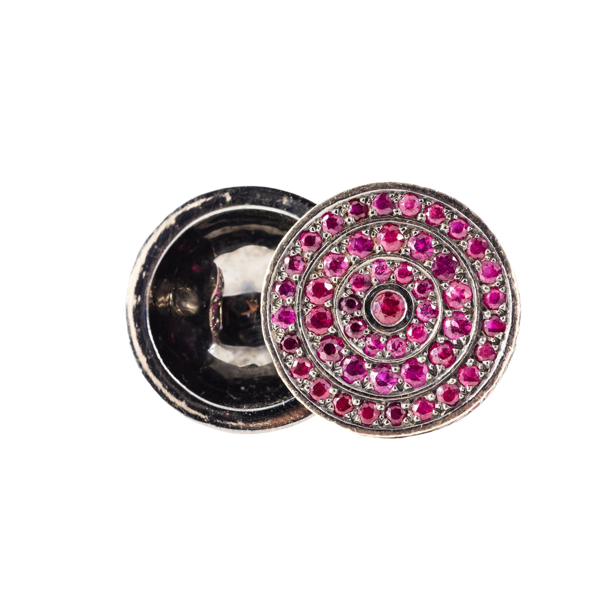 Bague BOUCHERON "Secret" en or blanc et rubis