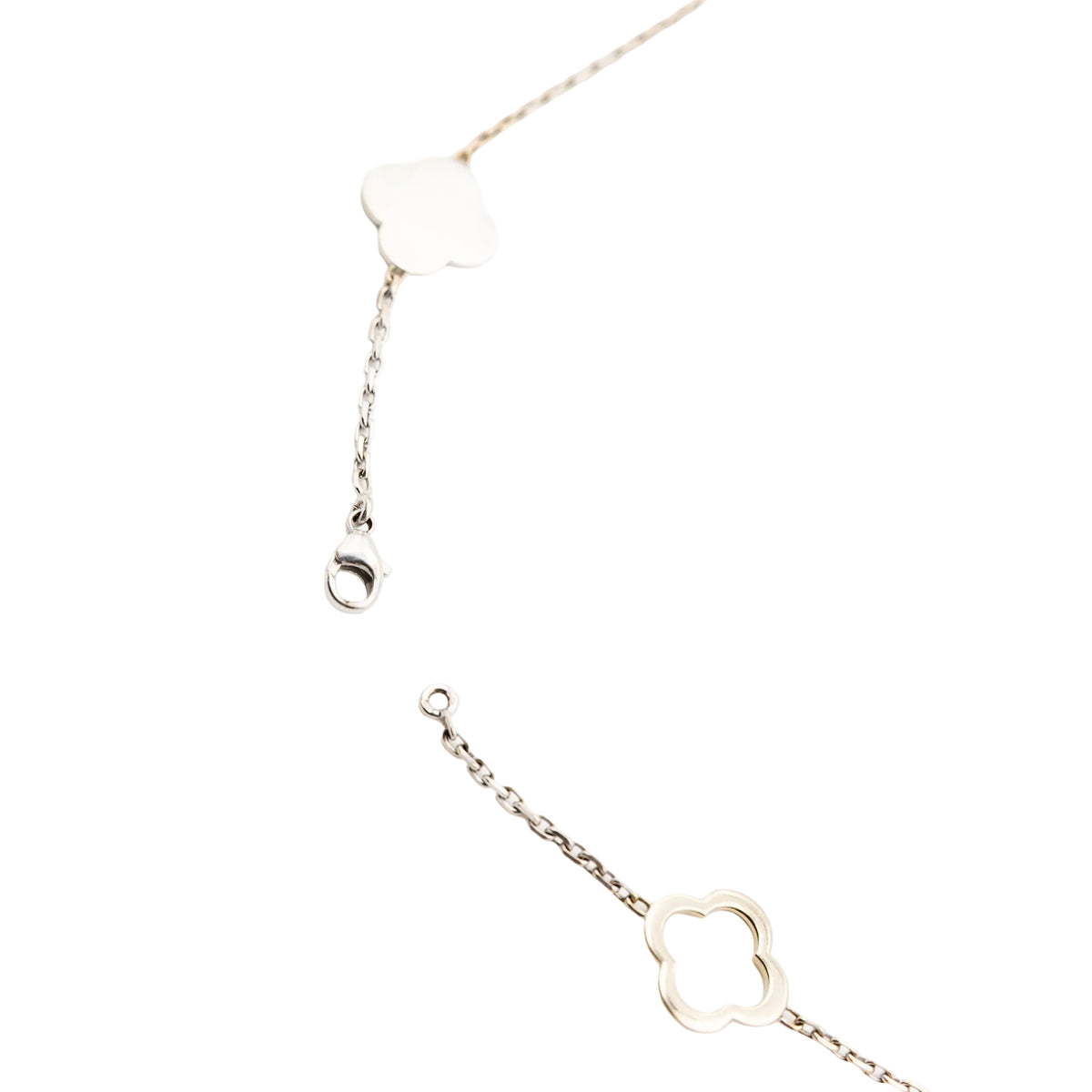 Collier Sautoir en or blanc