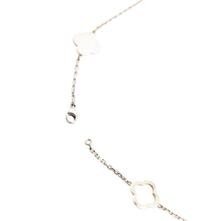 Collier Sautoir en or blanc