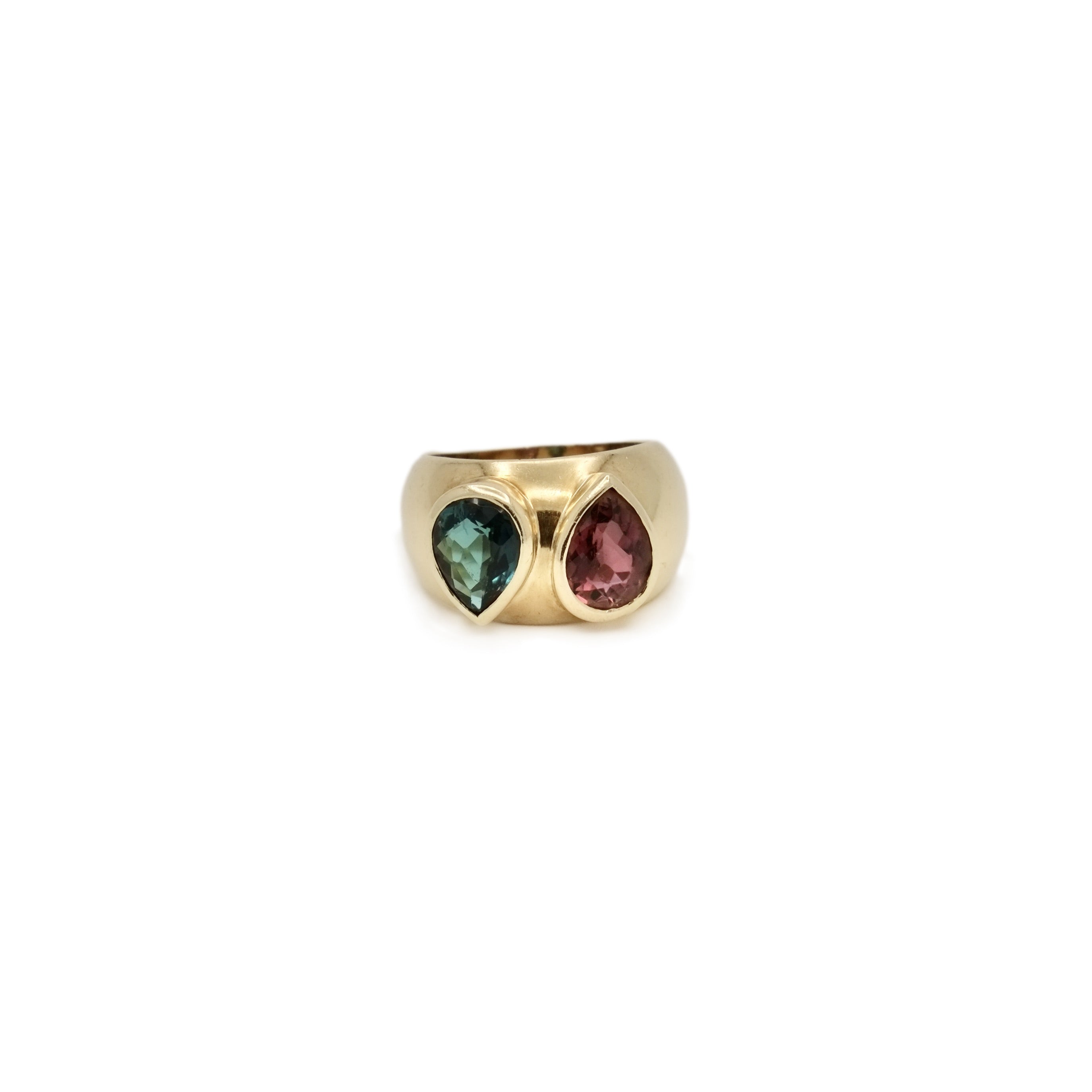 Bague tourmalines poires