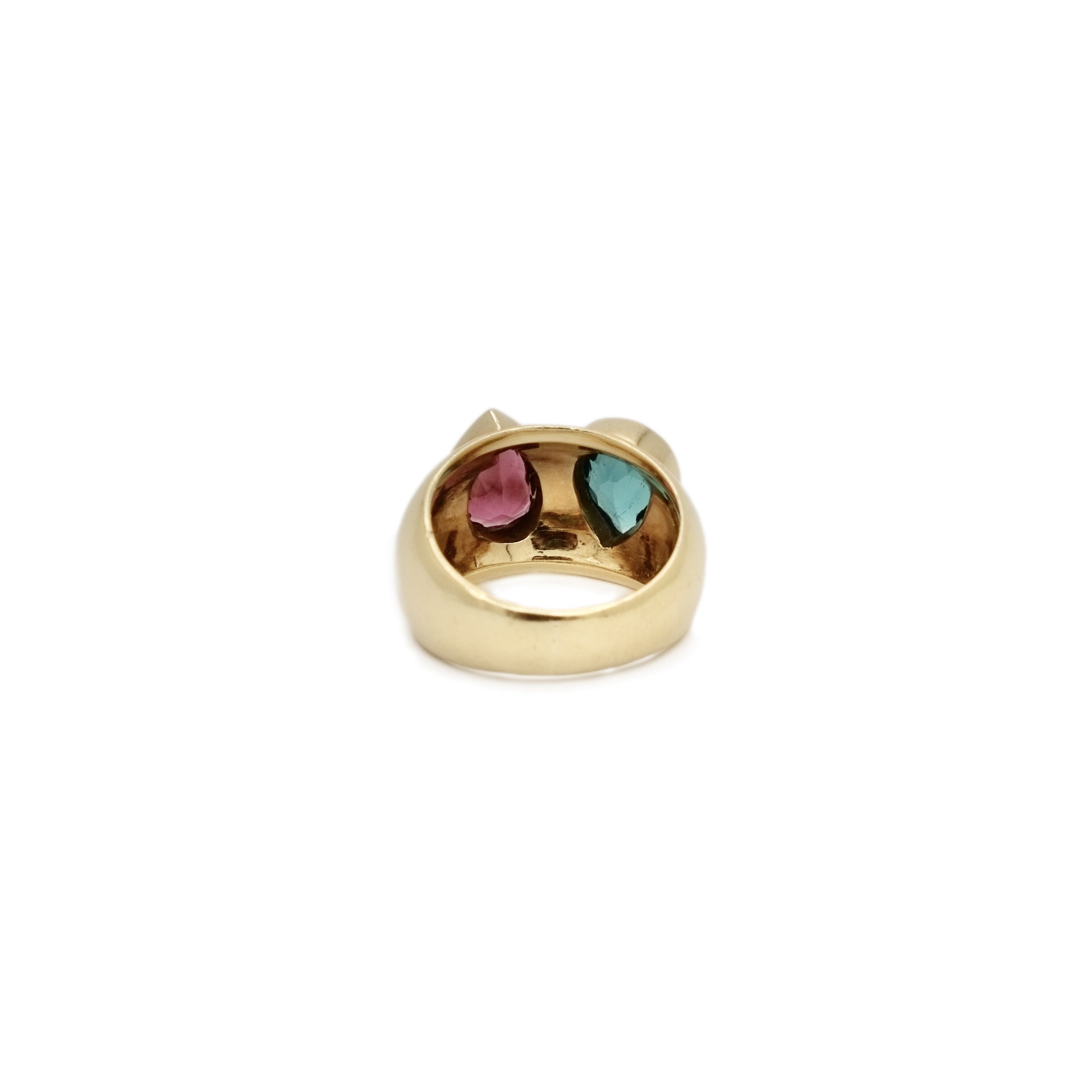 Bague tourmalines poires