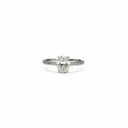 Bague solitaire diamant D