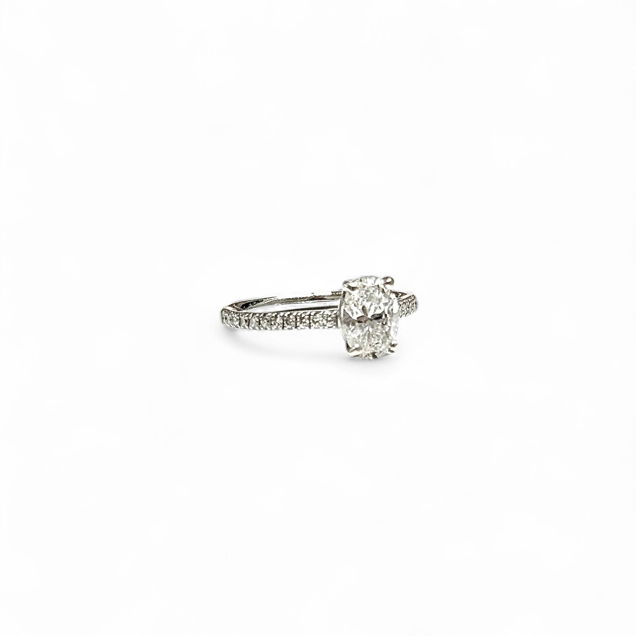 Bague solitaire diamant D