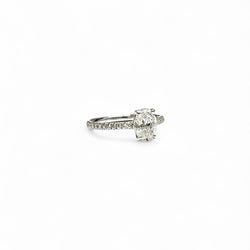 Bague solitaire diamant D