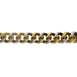 Bracelet souple VAN CLEEF & ARPELS en or jaune et or blanc