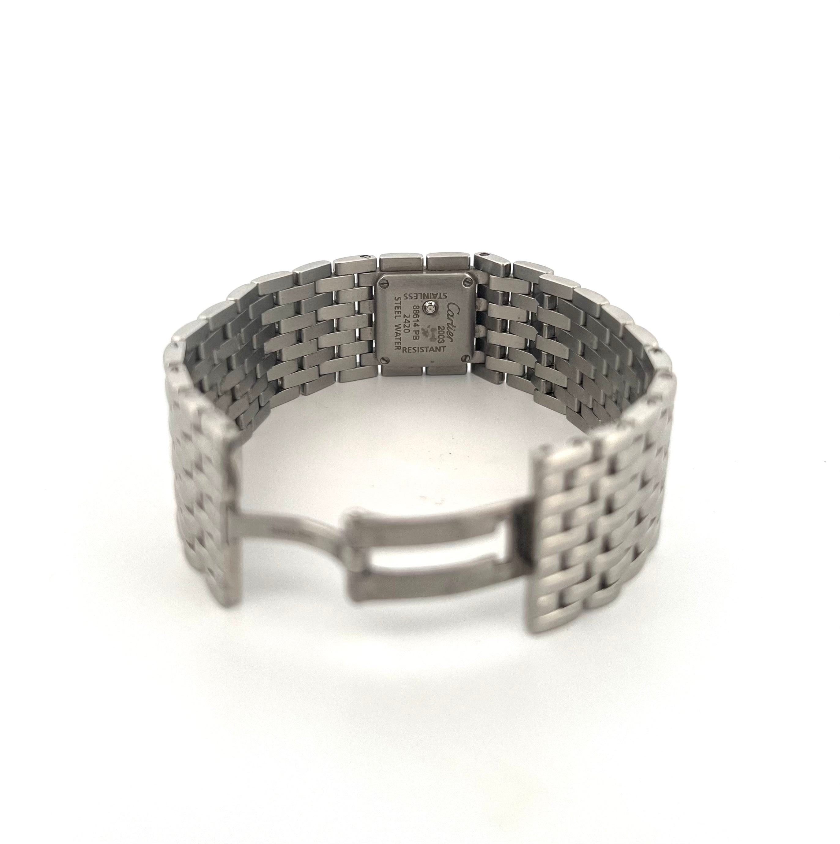Montre CARTIER Panthère en acier