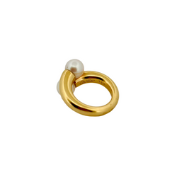 Bague Toi & Moi CARTIER en or jaune et perles