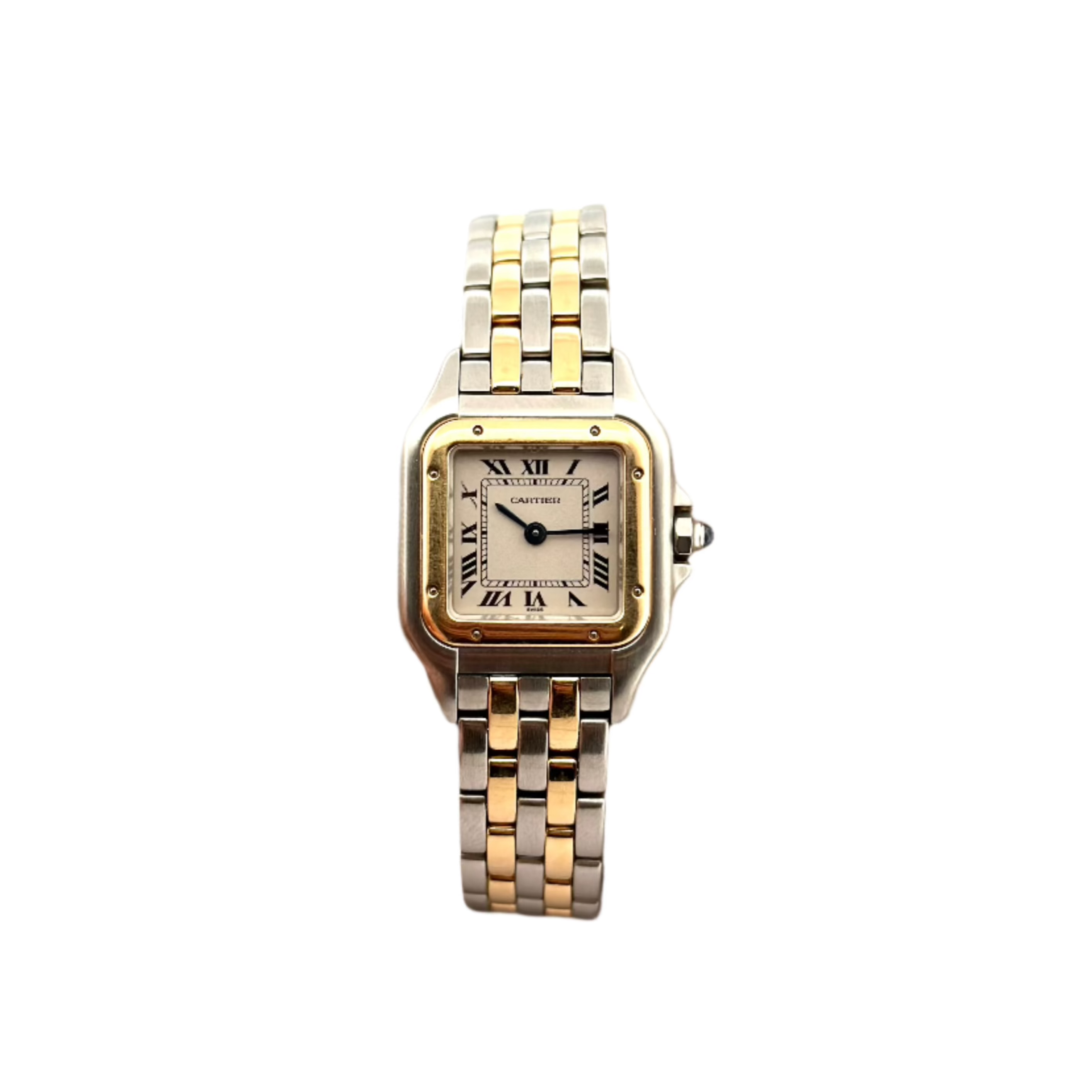 Montre CARTIER Panthère en or jaune et acier