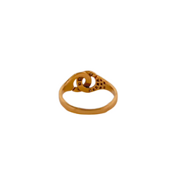Bague DINH VAN en or rose et diamants