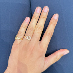 Bague DINH VAN en or rose et diamants