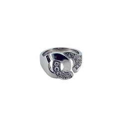 Bague Jonc DINH VAN Menottes en or blanc