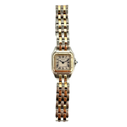 Montre CARTIER Panthère en or jaune et acier