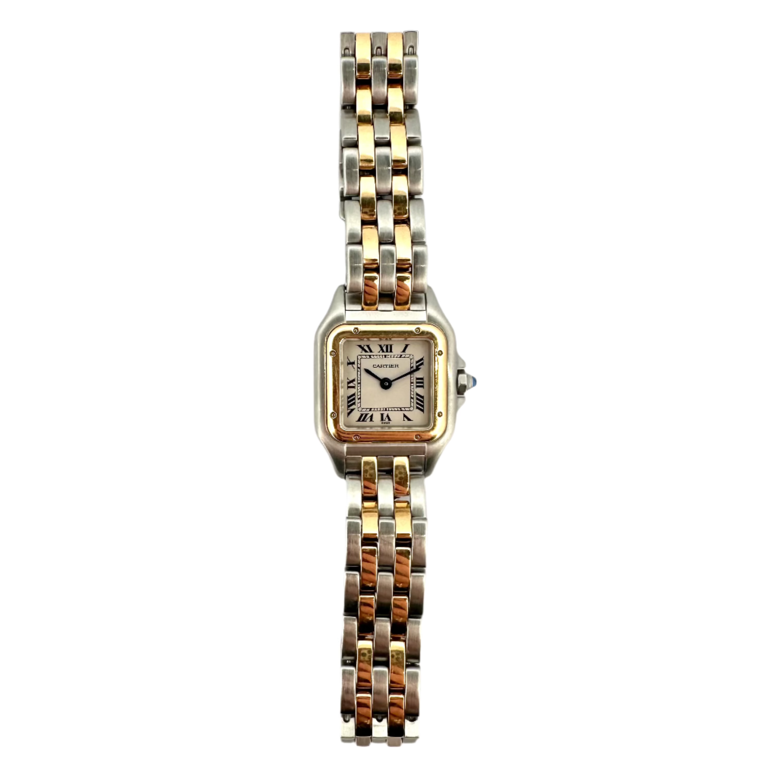 Montre CARTIER Panthère en or jaune et acier
