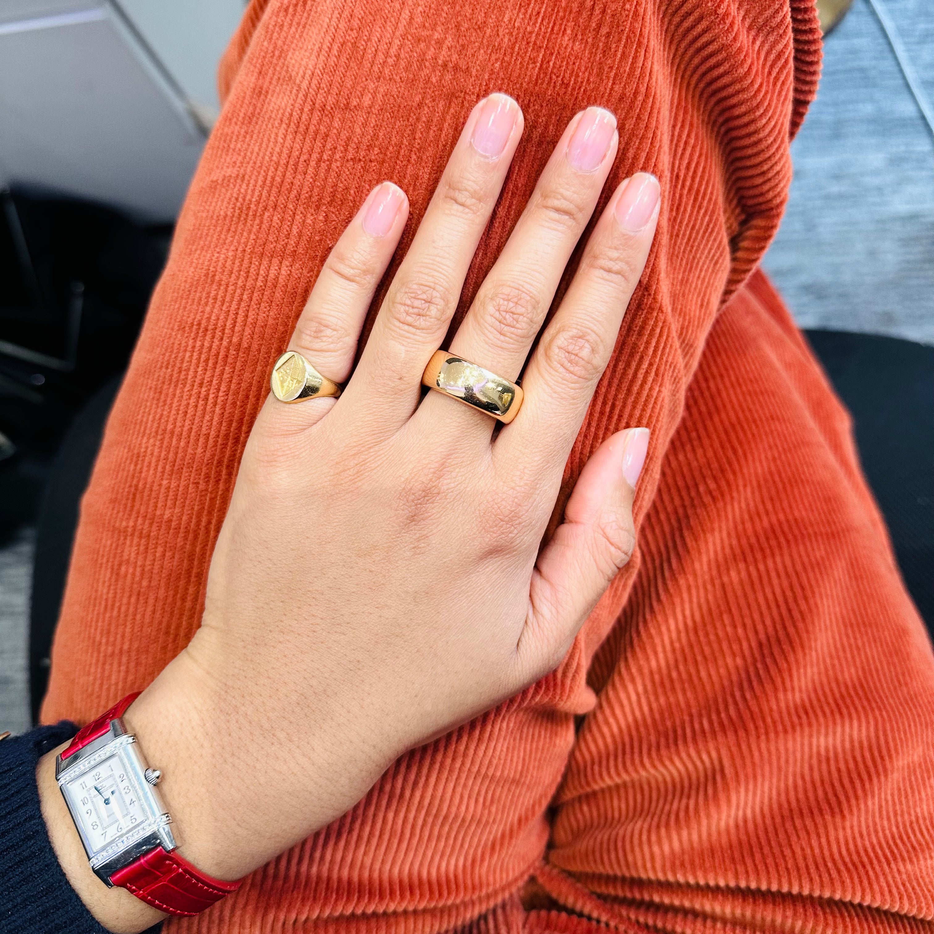 Bague Bandeau POMELLATO, "Iconica Slim" en or jaune