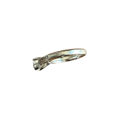 Bague Solitaire en or blanc et diamants