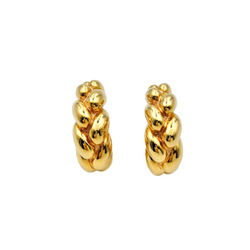 Boucles d'oreilles Créoles CHIMENTO en or jaune