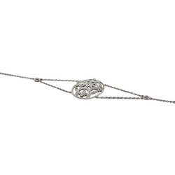 Bracelet en or blanc et diamants