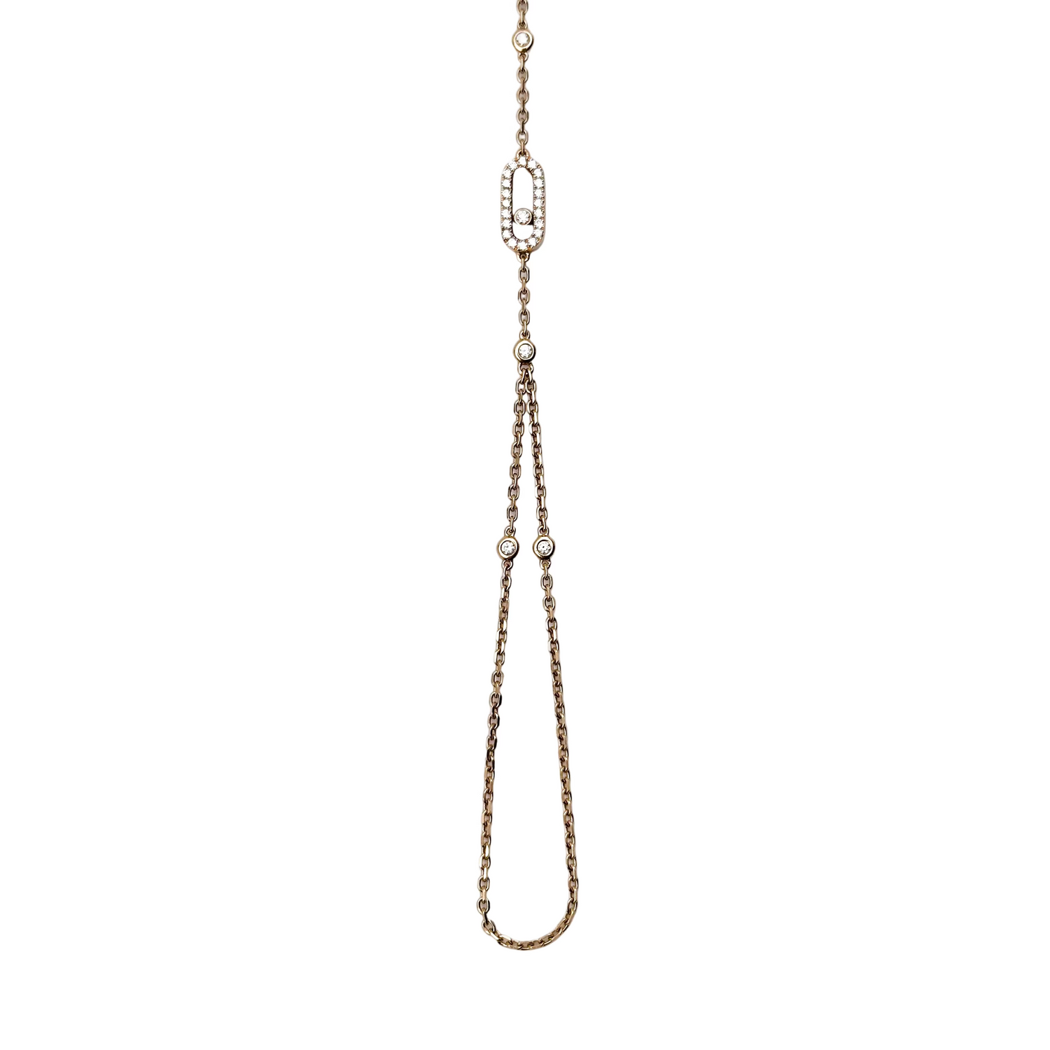 Bracelet MESSIKA "Move Uno" en or rose  et diamants