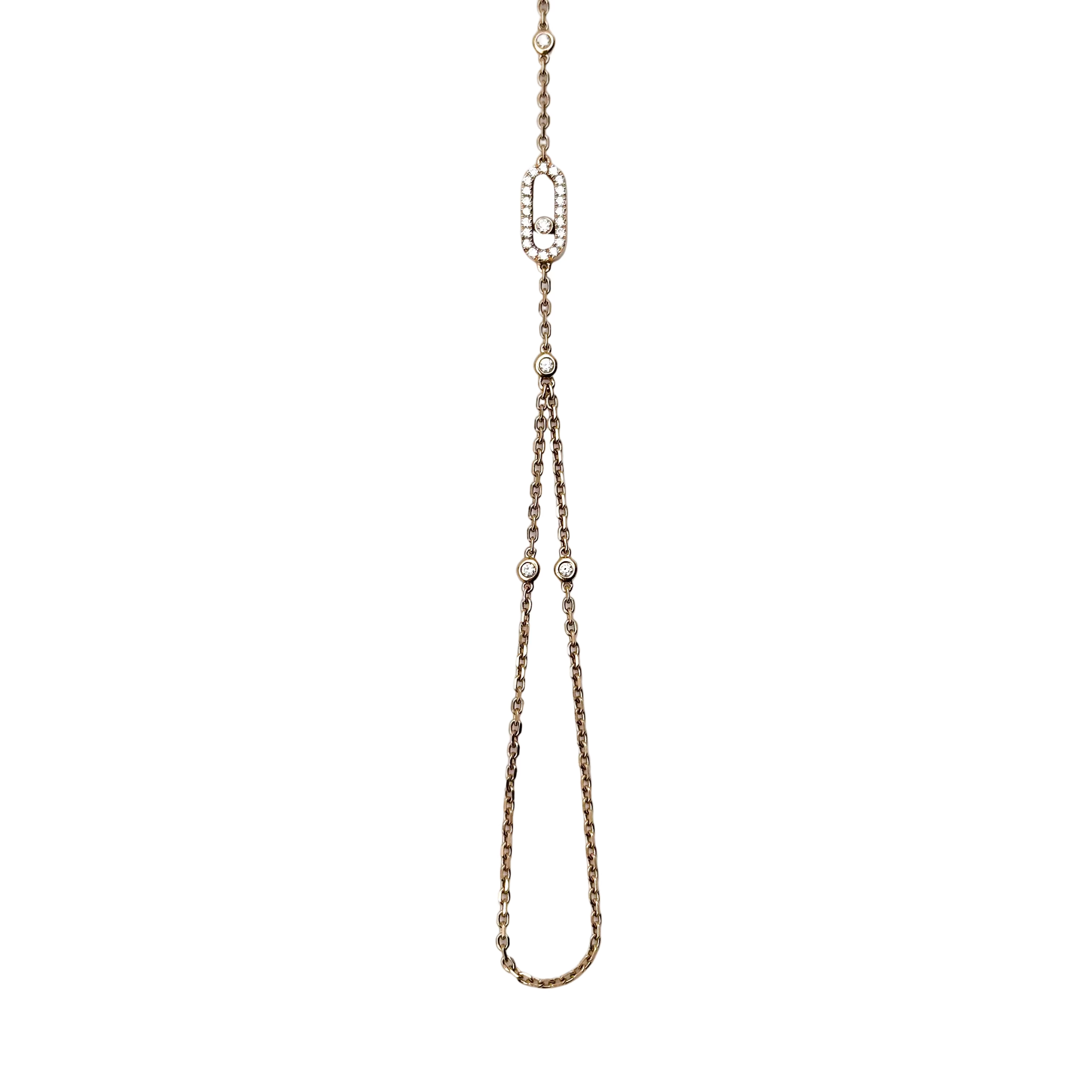 Bracelet MESSIKA "Move Uno" en or rose  et diamants