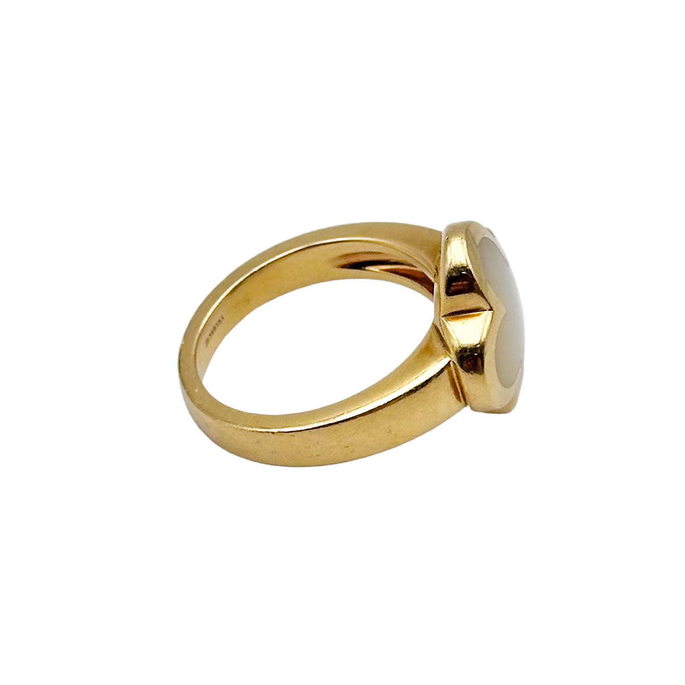 Bague VAN CLEEF & ARPELS Pure Alhambra en or jaune et nacre