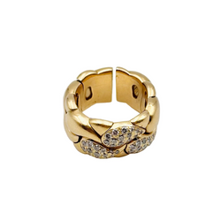 Bague CHOPARD Casmir en or jaune et diamants