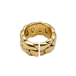 Bague Bandeau CHOPARD "Casmir" en or jaune et diamants
