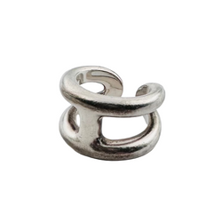 Bague Bandeau HERMÈS "Osmose" en argent