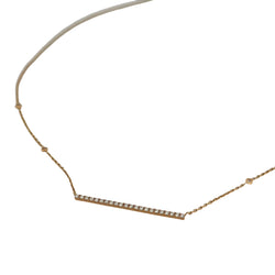 Collier MESSIKA "barrette" en or rose et diamants