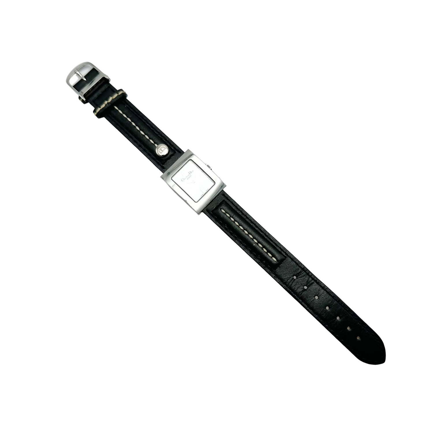 Montre CHRISTIAN DIOR "Maris" en acier, cuir et quartz