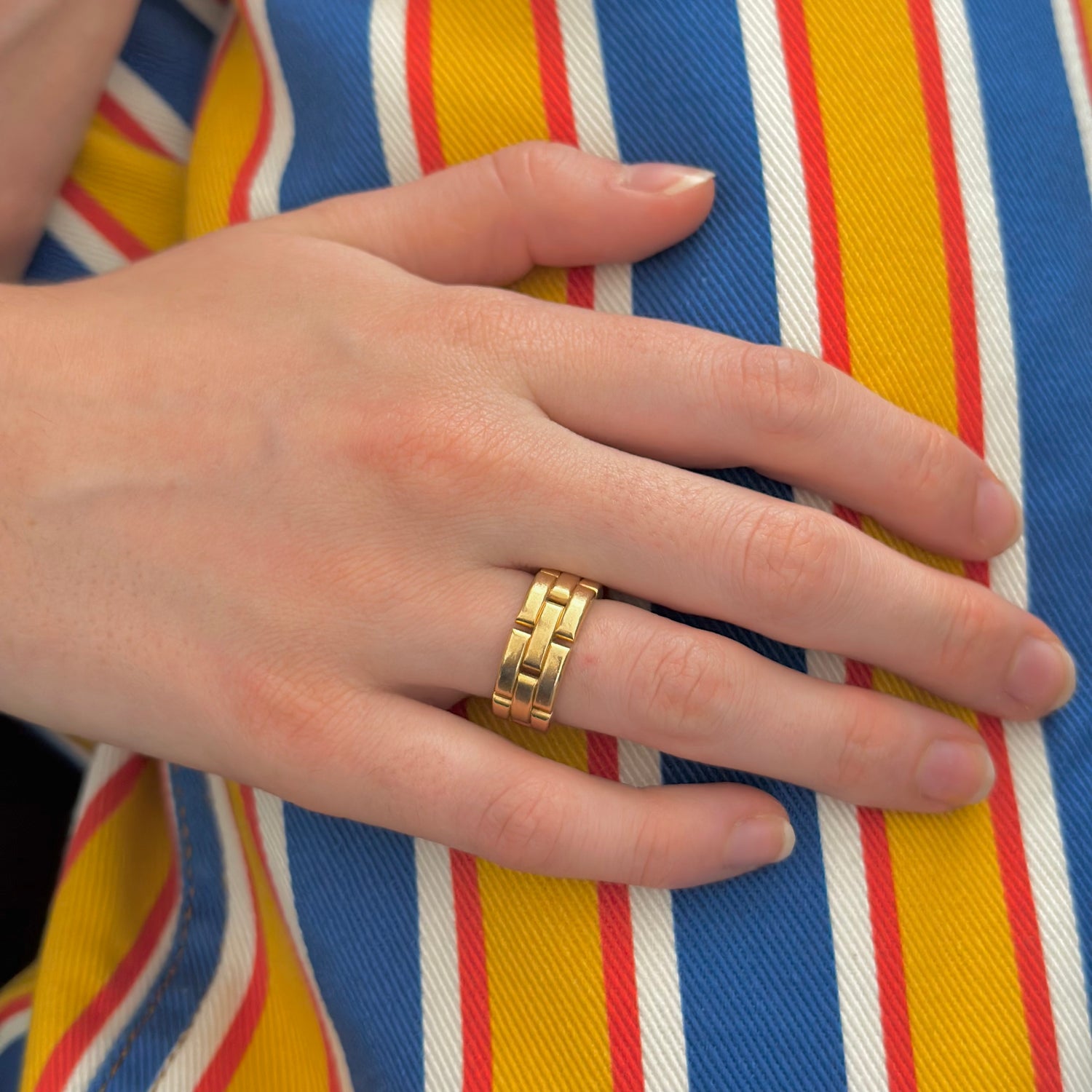 Bague CARTIER Maillon Panthère en or jaune