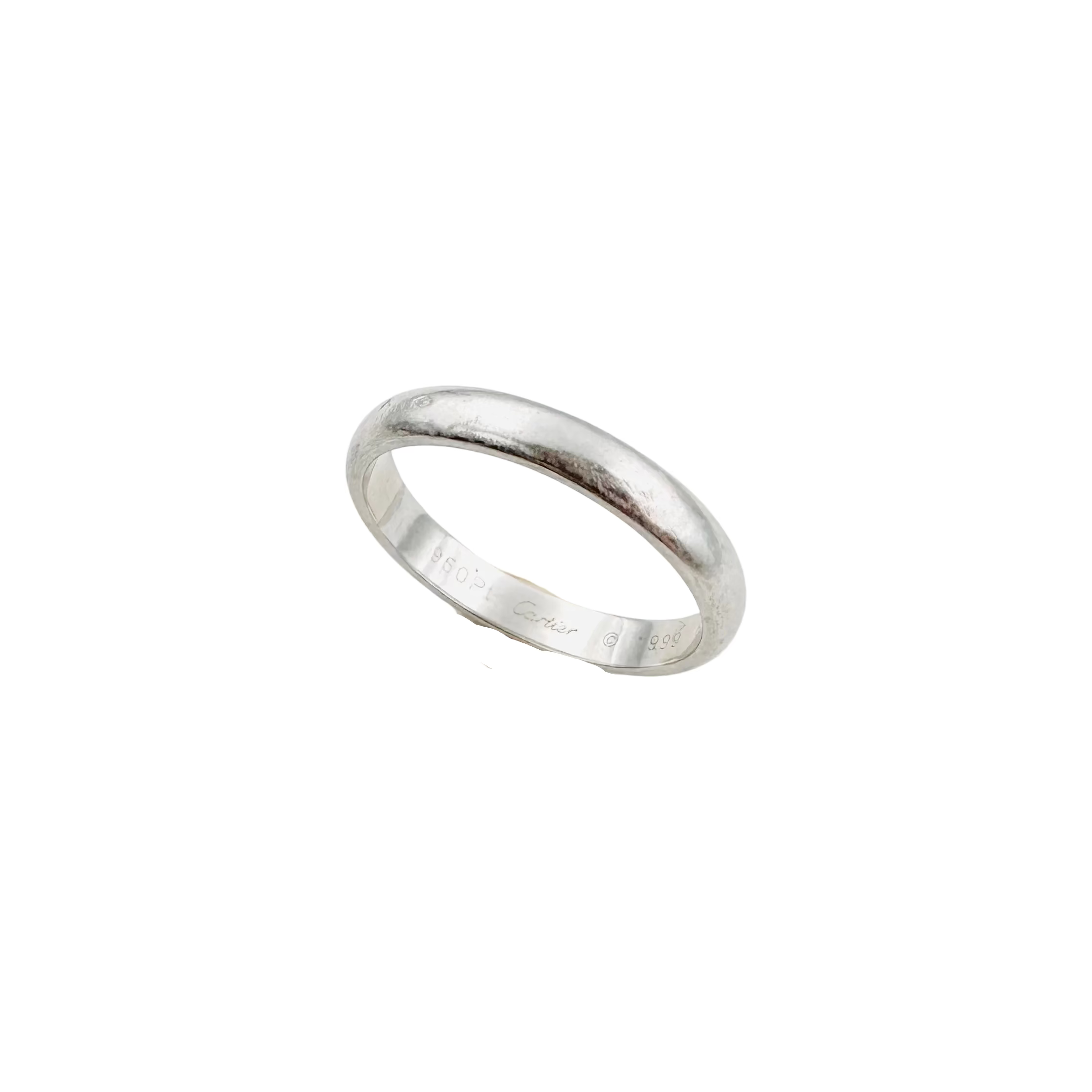 Bague Alliance CARTIER en platine
