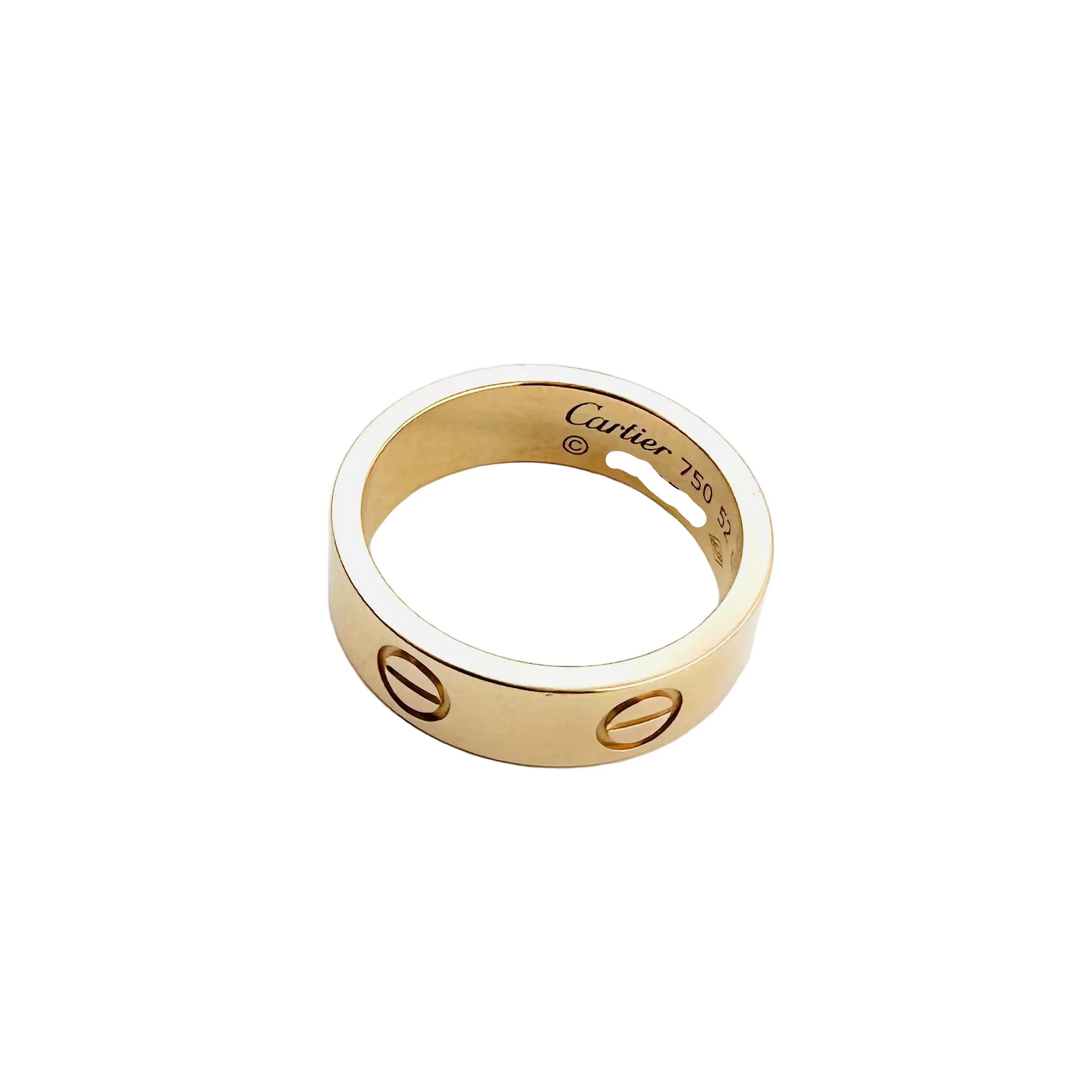 Bague Alliance CARTIER Love en or jaune