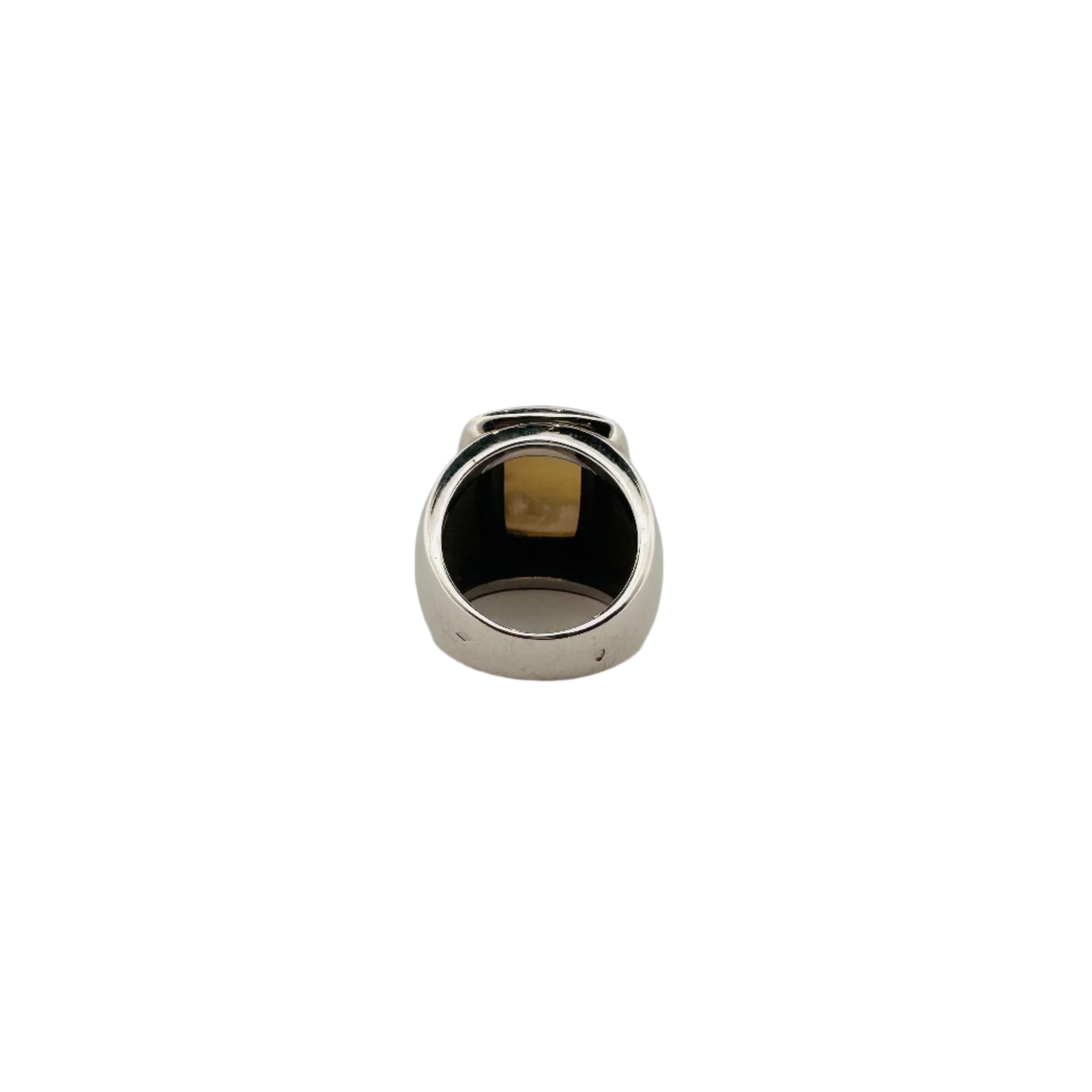 Bague Bandeau VAN CLEEF & ARPELS en or blanc et nacre