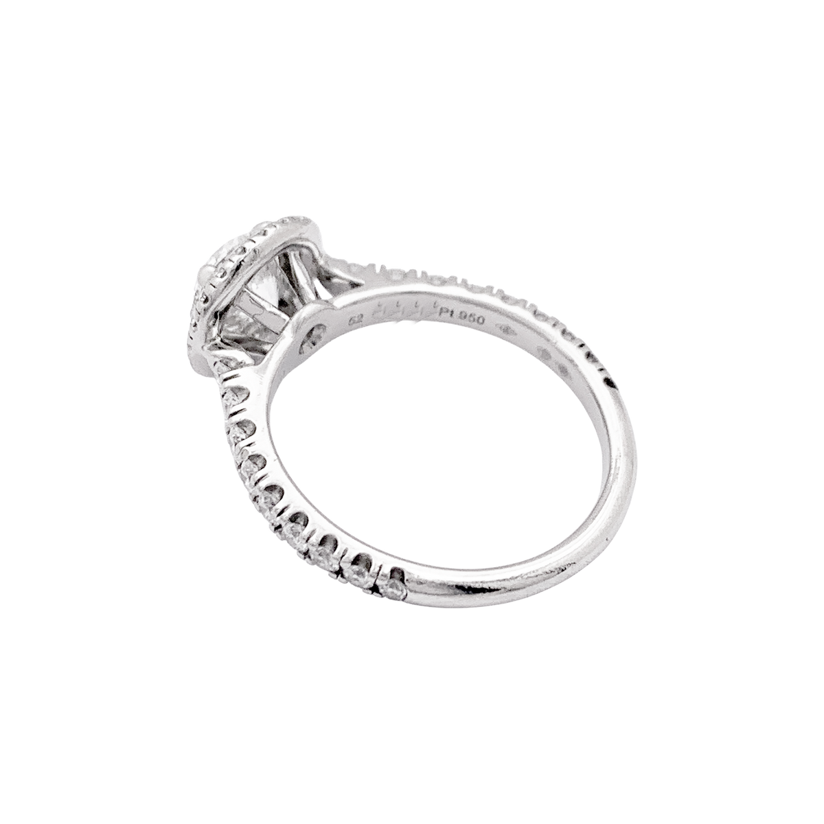 Bague Cartier "Destinée" en  platine, diamant 1.06 carat.