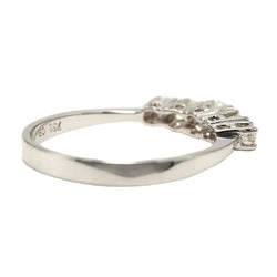 Bague Alliance en or blanc et diamants