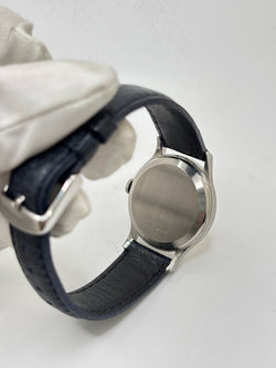 Montre JAEGER-LECOULTRE en acier et cuir