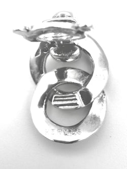 Boucles d'oreilles Clips HERMÈS en argent