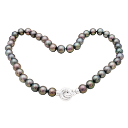 Collier Perles en or blanc