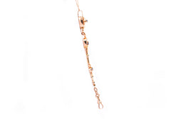 Pendentif en or jaune, perles et saphirs