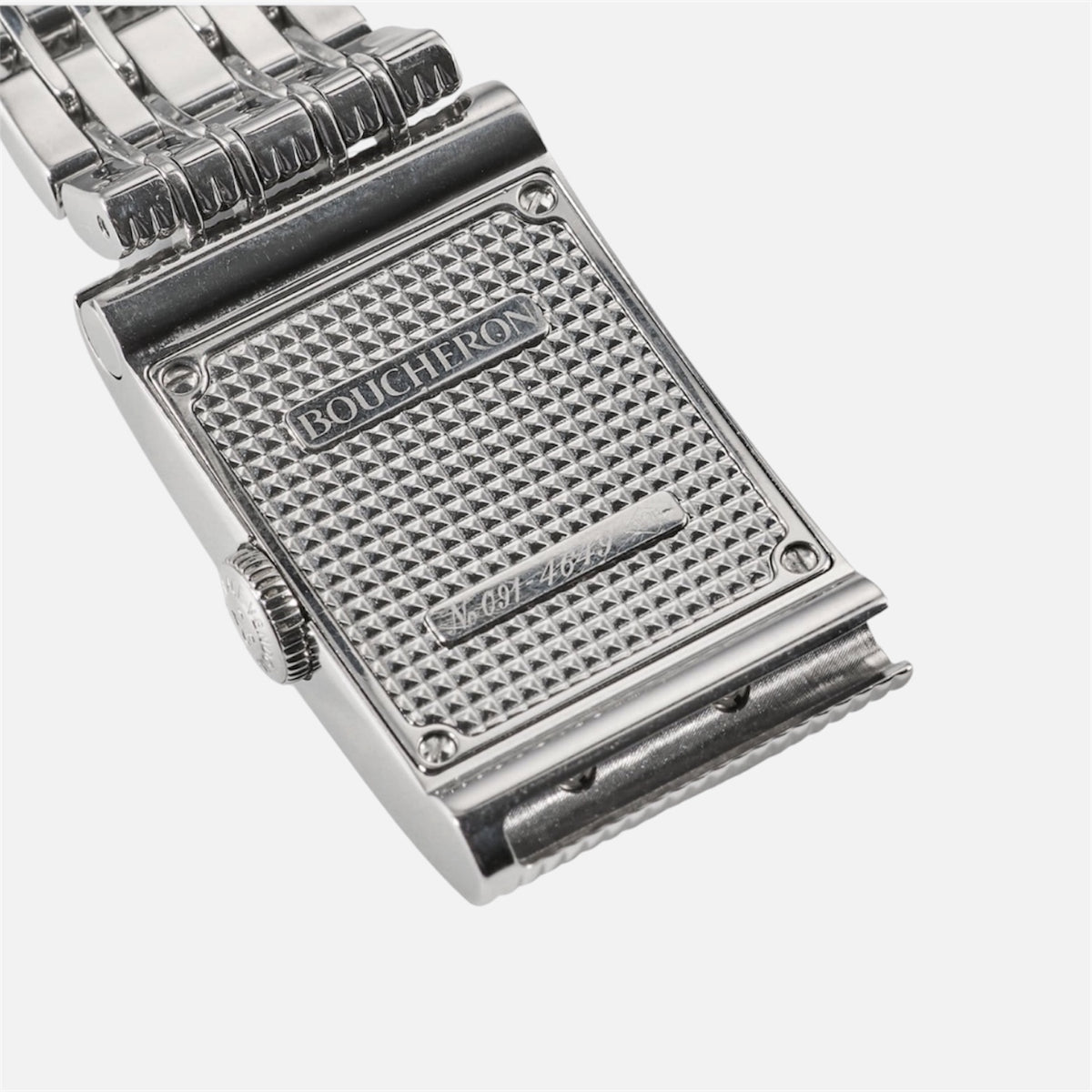Montre BOUCHERON Reflet en acier et diamants