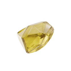 Bague H.STERN "Temptation Rock" en or jaune et quartz rutile.