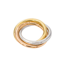 Bracelet Cordon CARTIER "Trintiy" en or blanc, or jaune, or rose et diamants