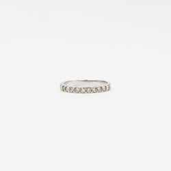 Bague Alliance en or blanc et diamants