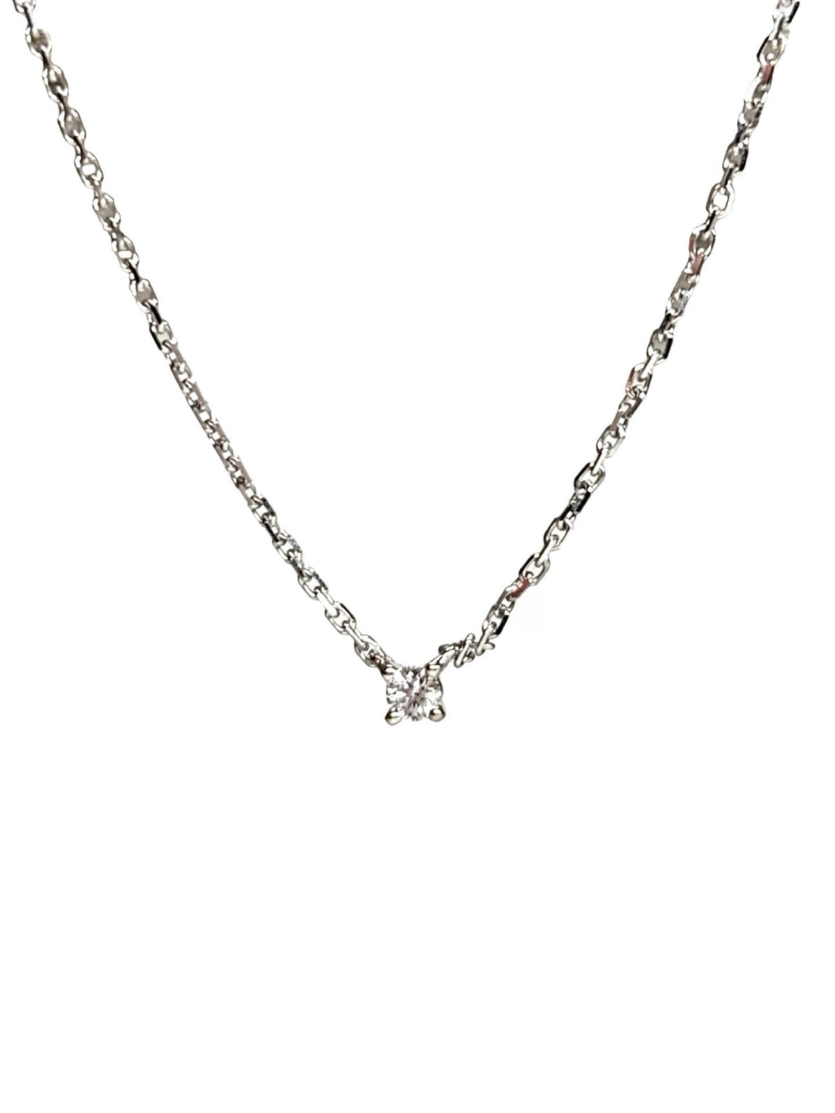 Collier Pendentif MAUBOUSSIN en or blanc et diamant