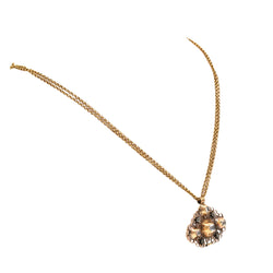 Collier Pendentif en or jaune et diamants