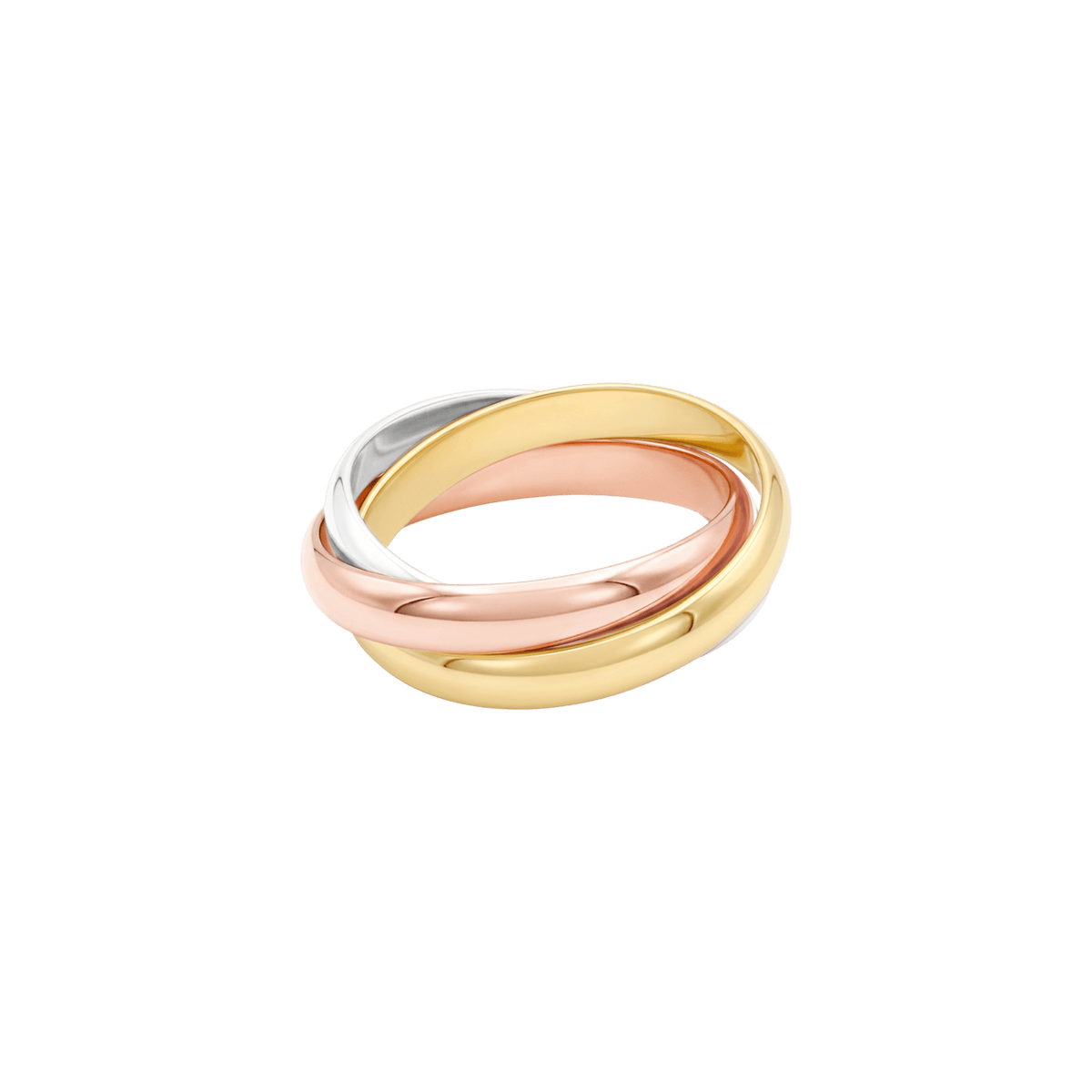 Bague Cartier, "Trinity Classique", 3 ors.