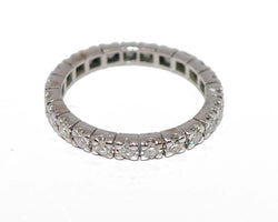 Alliance américaine diamant en or gris - Castafiore