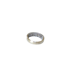 Alliance Diamants Double Anneau Art Déco - Castafiore