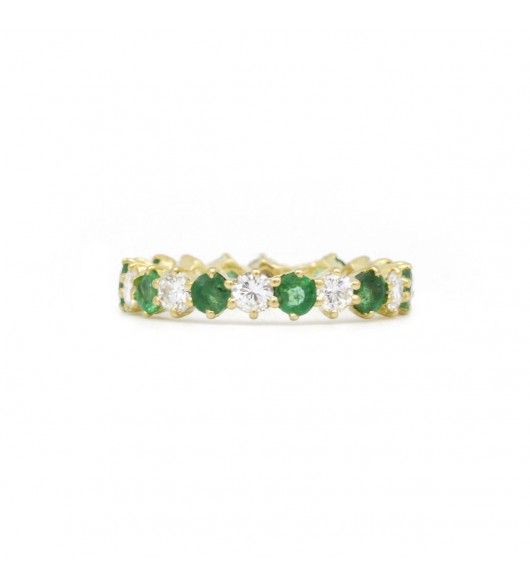 Alliance - Or. diamants & émeraudes - Castafiore