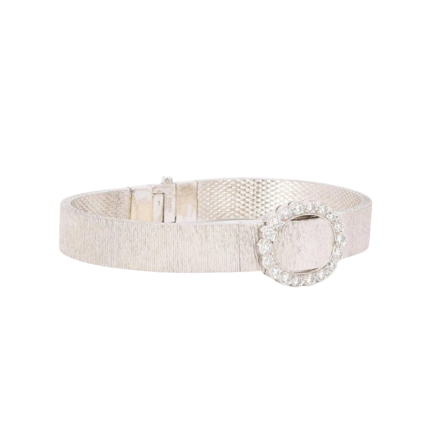 ANDRE COL Montre à secret or blanc diamants - Castafiore